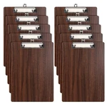 Huajie 10 Pack Clipboards,wooden With Low Profile Clip,standard A4 .... Fixed Price $46.44.
