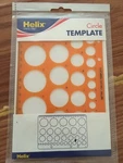 Helix - Combo Circle Plastic Drawing Template Essential Drafting Tool (orange). Fixed Price $16.84.