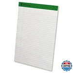 Ampad 100% Recycled Perforated Ruled Pads 12 Pack 8.5X11.75 White. Fixed Price $41.14.