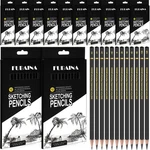 Humyoun 144 Pcs Drawing Sketching Pencil Set Professional (12B - 4H) Black. Fixed Price $47.35.