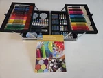 Artist's Loft All-media Set Barely Used Paint Pencils Brushes Metal Case. Fixed Price $22.23.