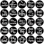 25 Pieces Inspirational Word Stencil, Reusable Motivational Stencils For Pain.... Fixed Price $17.21.