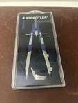 Staedtler 552 01 Mars Comfort Spring Bow Compass Blue/silver. Fixed Price $15.00.