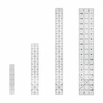 Sewing Rulers,quilting Fabric Cutting 4PCS(1X6,3X17,1.5X17,1.5X1.... Fixed Price $13.11.