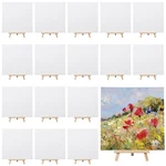 Motimind 36 Pcs Mini Canvas And Easel Set For Painting, 8 X Inch Panels. Fixed Price $74.70.