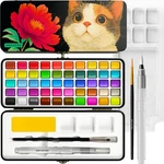 Artistro 50 Colors Watercolor Paint Set - Portable With Palette /. Fixed Price $21.44.