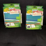 Crayola Washable Dry Erase Travel Whiteboard & 4 Mini Markers Pack Go. Fixed Price $18.00.