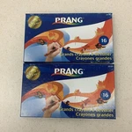 Vintage Prang Crayons 16 Colors 2 Packs Made Usa Non-toxic Dixon. Fixed Price $15.77.