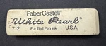 Vintage Fabercastell White Pearl #712 Eraser For Ball Pen Ink. Fixed Price $8.95.
