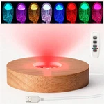 Fuoicorn Led Light Base With Timer For Crystal Art Display,multi-color Wood. Fixed Price $25.40.