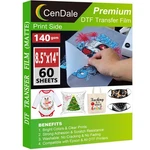 Cendale Dtf Transfer Film Sheets, White. Fixed Price $29.99.