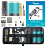 50 Pcs Professional Drawing Artist Kit Set Pencils And Sketch Charcoal & Bag. Fixed Price $15.26.