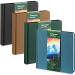 4 Pcs Travel Journal Sketchbook Painting 5 X Inch 300 Gsm Cotton Cold Press.... Fixed Price $40.13.