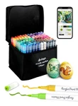 Yhc 120 Colors Acrylic Paint Pens With Free App, Dual Tip Marke.... Fixed Price $34.37.