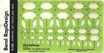Berol Rapidesign Template Isometric Hex Heads And Nuts R-122. Fixed Price $19.99.