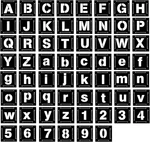 Eage 1 Inch Letter Stencils For Painting, 62 Pcs Reusable Plastic. Fixed Price $14.75.