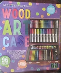 101 Budding Artist Wood Case 96 Pieces With 12 Coloring Pages Book. Fixed Price $27.90.