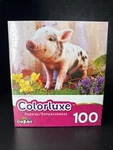 New Cra-z-art Artbox Colorluxe 100 Peice Puzzle Little Piglet Chanchito Rosa. Fixed Price $13.21.