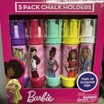 Barbie 5 Chalk Holders With Dist. By Sunny Days New. Fixed Price $6.99.