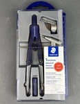 Staedtler Advanced 5 Pc Metal Compass Set 13.8"- Extension Bar,universal Adapter. Fixed Price $15.99.
