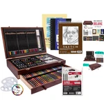 162-PIECE Mega Wood Box Art Kit Painting & Drawing Supplies For Adults. Fixed Price $110.99.