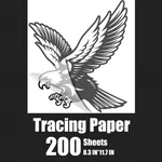 Waybas 200 Sheets A4 Tracing Paper, White Translucent Sketching For Pencil. Fixed Price $15.48.