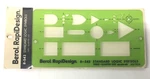 Berol Rapidesign R-543 Standard Logic Symbols Template 3/4 Size Staedtler Timely. Fixed Price $11.73.