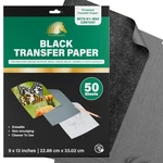 Myartscape Graphite Transfer Paper - 50 Sheets 9"X13", Black. Fixed Price $29.57.