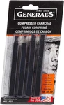General Pencil 957ABP Compressed Charcoal Sticks 4/PKG-BLACK Soft Assorted 2. Fixed Price $22.55.