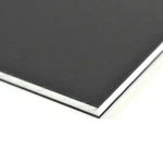 Buyplastic Colorcore Sheet 1/4" X 12" 24" Black- Arctic White-black. Fixed Price $31.50.