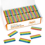 Shuttle Art 200 Packs 800 Bulk Crayons Assorted 4 Colors Non-toxic School. Fixed Price $52.28.
