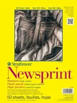 Strathmore STR307809 50 Sheet Rough Newsprint Pad, By 12". Fixed Price $18.40.