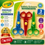 Crayola Toddler Safety Scissors (3 Pack), Blunt Tip Training For Presch. Fixed Price $7.67.