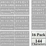 Alphabet Letter Stencils For Painting - 16 Pack Number Templat.... Fixed Price $28.12.
