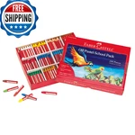 Faber-castell Oil Pastels School Pack 12 Colors 24 Each Premium Art Supplies. Fixed Price $109.66.