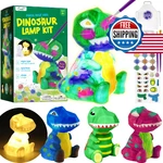 Laoese Paint Your Own Dinosaur Lamp Kit, Arts & Crafts For Kids. Fixed Price $21.97.