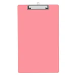 Legal Size Clipboard, 8.5 X 14 Pink Plastic Long With Low Profile .... Fixed Price $17.21.