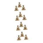 Artibetter 12 Pcs Buddha Decorative Ornaments Mini Statue Desktop Deco.... Fixed Price $33.95.
