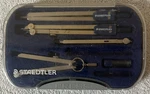 Staedtler Drafting Set W/ Hard Case #559 09 Made Italy. Fixed Price $6.99.