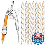Sayaya 64 Pieces Compass For Geometry With Pencil, Metal Drawing Tool. Fixed Price $77.48.