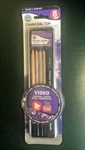 Charcoal 8 Piece Daler Rowney Simply Tin Set Pencils Eraser. Fixed Price $5.00.