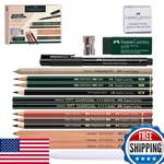 Faber-castell Try It Dry Mediums 17 Piece Sketching Drawing Art Set Featuring. Fixed Price $70.00.