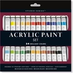 Studio Series Acrylic Paint Set (24 Colors): Complete Palette Of. Fixed Price $26.99.