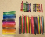 Cra-z-art Supply Lot (crayons, Twistable Colored Pencils) (68 Items). Fixed Price $19.52.