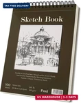 Fuxi 9" 12" Sketch Book, Top Spiral Bound Pad, Sheets 68LB/100GSM. Fixed Price $12.93.