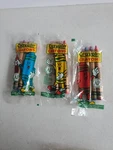 Vintage 1999 Crayola Construction Paper Crayons Complimentary Pack Lot Of 3. Fixed Price $19.99.