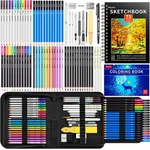 Ibayam 78-PACK Drawing Set Sketching Kit Art Supplies For Adult, Colors. Fixed Price $35.94.