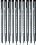 0.3 Mm Pigment Fineliner Sketching Drawing Drafting Pens Pack Of 10. Fixed Price $35.98.