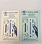 Vtg Alvin Eraser Shields Erasing 3296 & 3298 .005 Stainless Steel Package. Fixed Price $23.85.