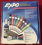 Expo Chisel & Fine Tip Low-odor Dry Marker Eraser Cleaner Kit New Sealed. Fixed Price $15.00.